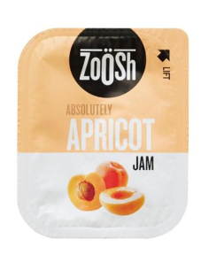 Zoosh Jam Apricot Portions 13.6g 50 Pack x 1